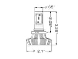 Oracle H10 4000 Lumen LED Headlight Bulbs (Pair) - 6000K SEE WARRANTY