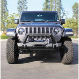 Westin 18-19 Jeep Wrangler JL Stubby Front Bumper - Textured Black