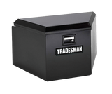 Tradesman Steel Trailer Tongue Storage Box (21in.) - Black