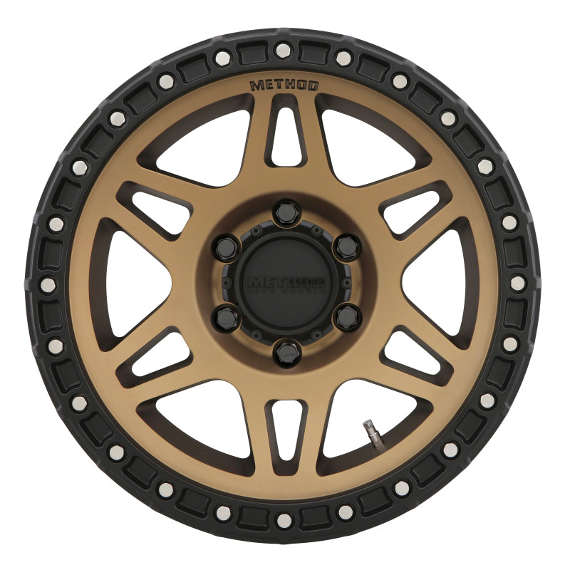 Method MR312 17x8.5 0mm Offset 6x120 67mm CB Method Bronze/Black Street Loc Wheel