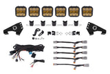 Diode Dynamics 20-Present Polaris RZR SS5 Pro CrossLink Roof - Yellow Combo Lightbar Kit