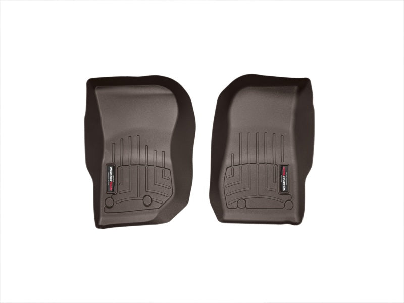 WeatherTech 14-16 Jeep Wrangler Front FloorLiners - Cocoa