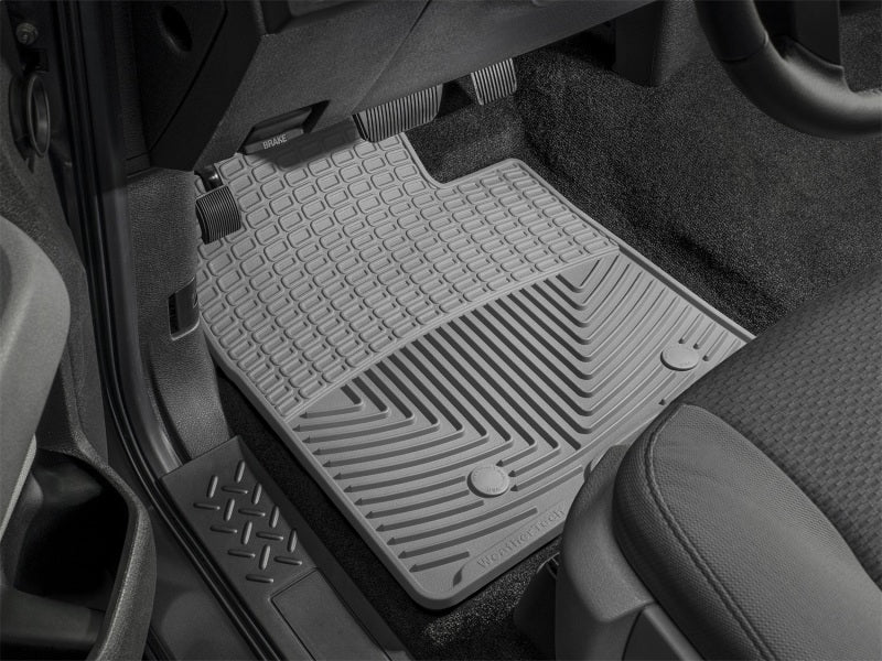 WeatherTech 03-10 Porsche Cayenne Front Rubber Mats - Grey