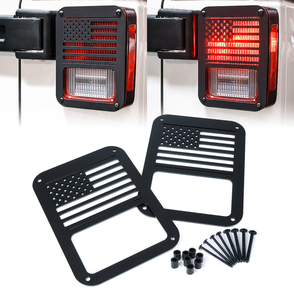 2007-2018 Jeep Wrangler JK Tail Light Cover