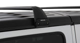 Rhino-Rack 07-22 Jeep Wrangler JK/JL 4 Door Hard Top Vortex SG 2 Bar Roof Rack - Black