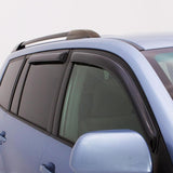 AVS 05-15 Toyota Tacoma Double Cab Ventvisor Outside Mount Window Deflectors 4pc - Smoke