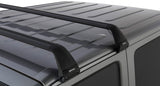 Rhino-Rack 07-22 Jeep Wrangler JK/JL 2 Door Hard Top Vortex SG 2 Bar Roof Rack - Black