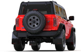 Rally Armor 21-24 Ford Bronco (Steel Bmpr - NO Rptr/Sprt - NO RR/RB) Blk Mud Flap w/Red Logo