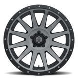 ICON Compression 20x10 6x5.5 -19mm Offset 4.75inBS Titanium Wheel