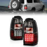 ANZO 2001-2002 Toyota 4 Runner LED Taillights Black