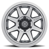 ICON Rebound Pro 17x8.5 5x4.5 0mm Offset 4.75in BS 71.5mm Bore Titanium Wheel