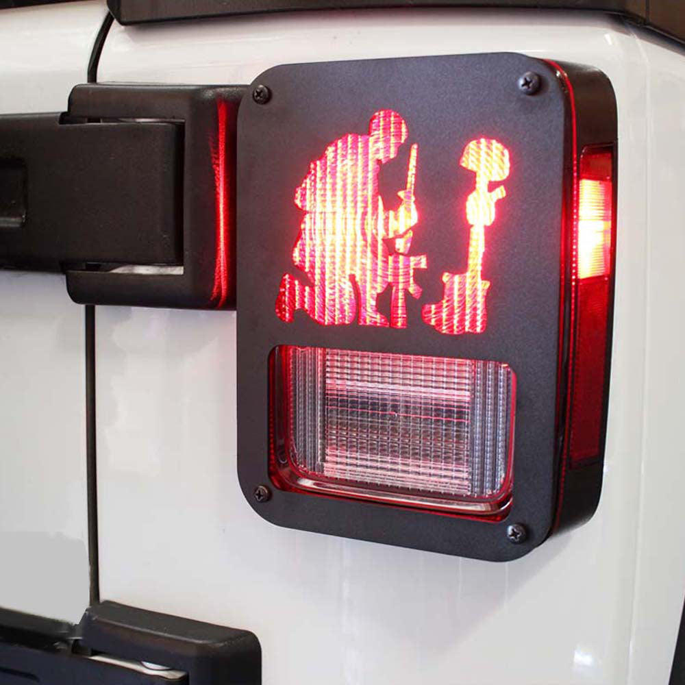 2007-2018 Jeep Wrangler JK Tail Light Cover