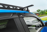 AVS 16-18 Toyota Tacoma Double Cab Ventvisor In-Channel Window Deflectors 4pc - Matte Black