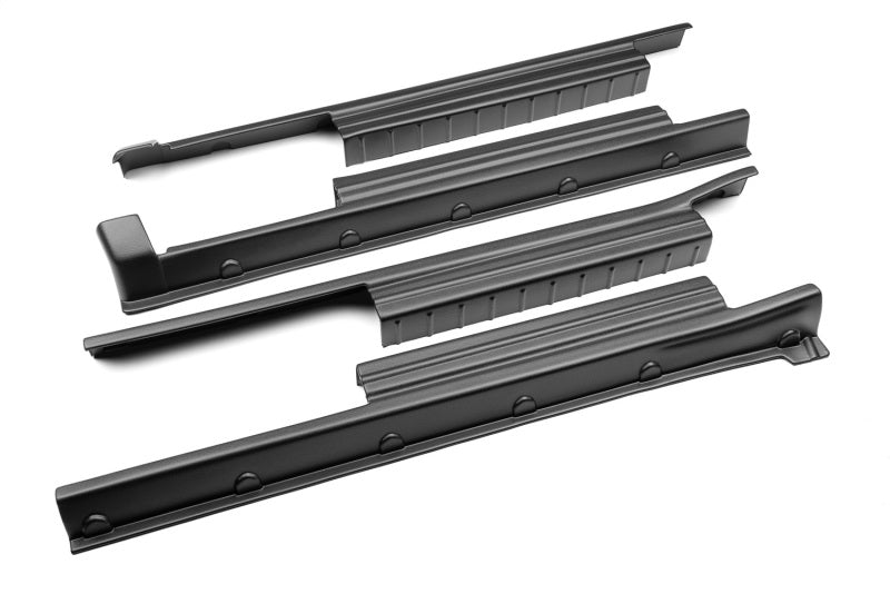 Bushwacker 07-21 Toyota Tundra CrewMax Trail Armor Rocker Panel 4pc - Tex. Black