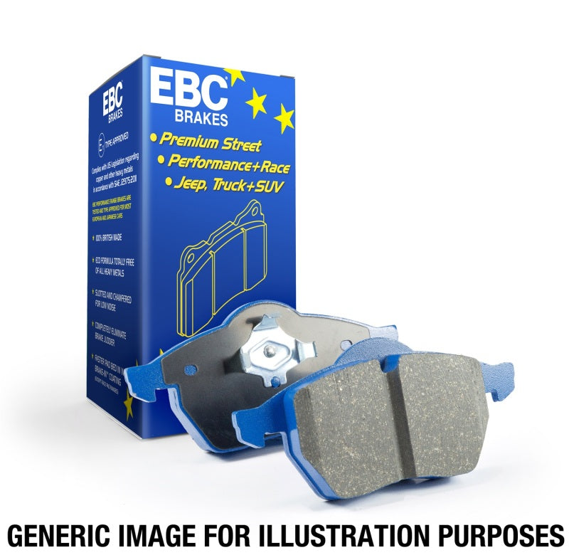 EBC 08-21 Toyota Land Cruiser 5.7L (150mm PCD) Bluestuff Brake Pads