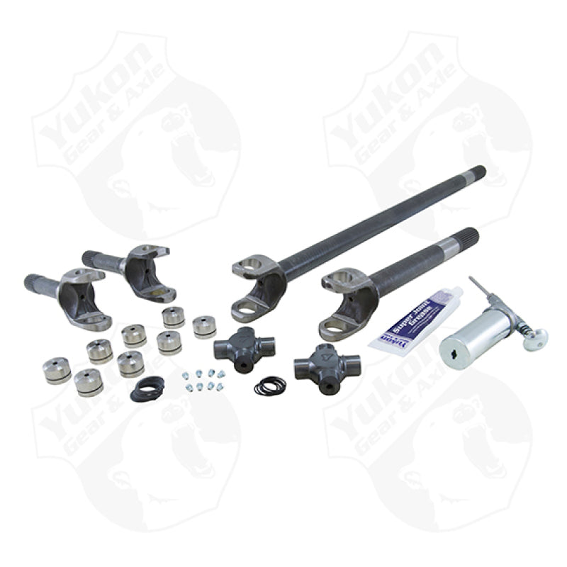 Yukon Gear 4340 Chrome-Moly Replacement Axle Kit For Jeep TJ Rubicon Wrangler 44 / w/ Super Joints