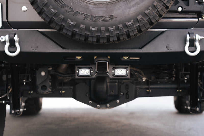 DV8 Offroad 07-21 Jeep Wrangler (JK/JL) Bolt-On Hitch w/ Lights