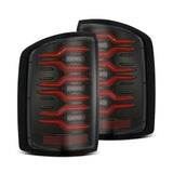 AlphaRex-LED Taillights Black Red