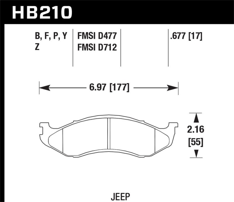 Hawk Super Duty Street Brake Pads