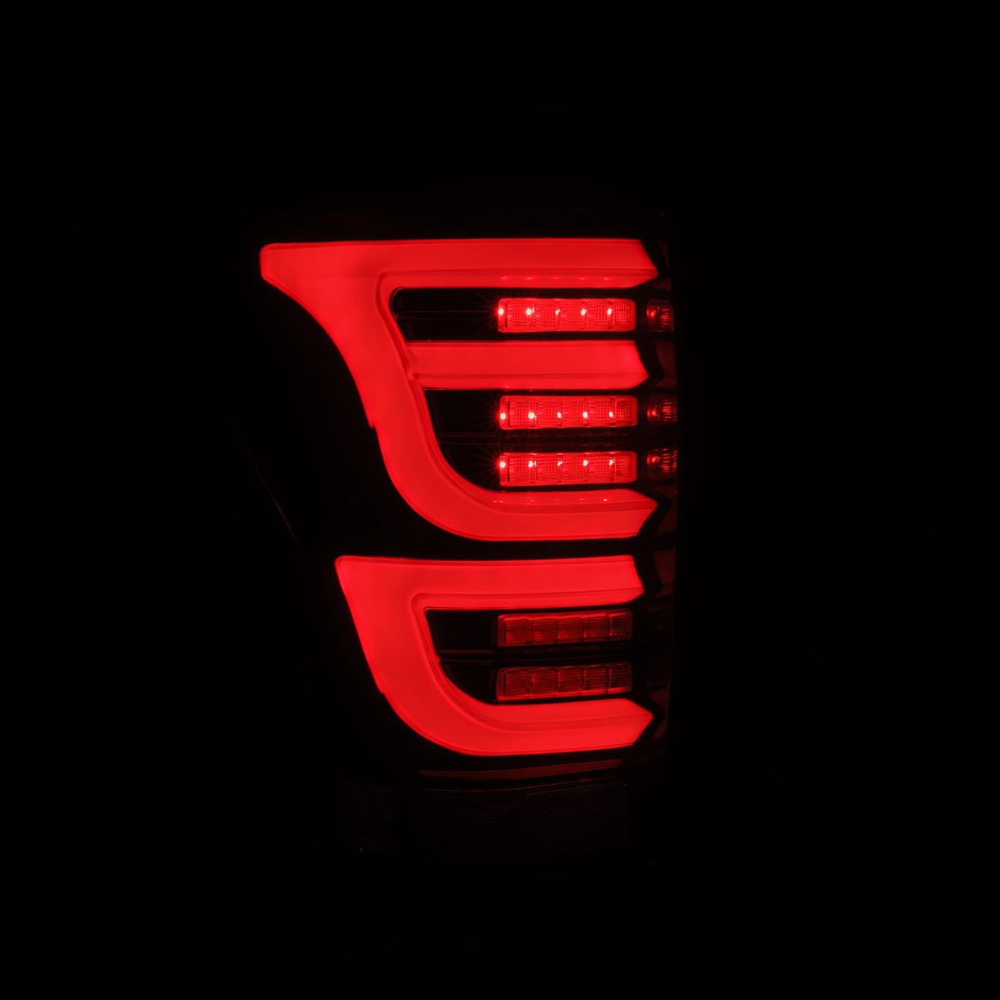 AlphaRex-LED Taillights Black Red