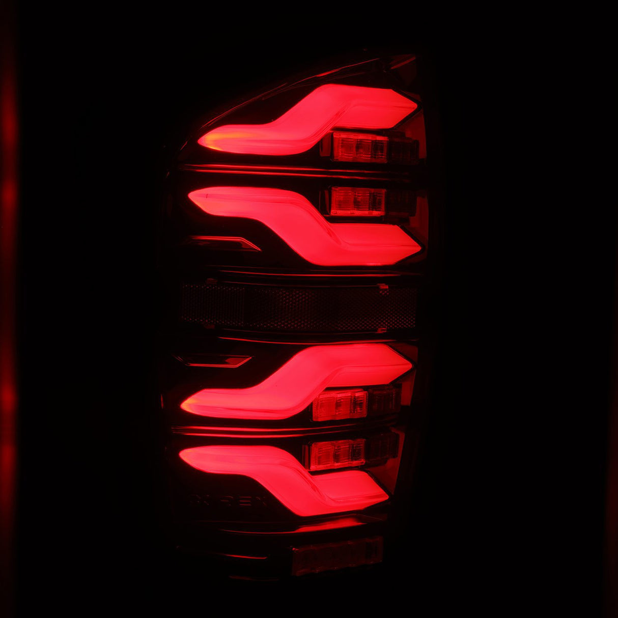 AlphaRex-LED Taillights Black-Red