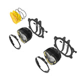 KC HiLiTES FLEX ERA 3 Dual Mode SAE Fog Lights - 2-Light Master Kit for Jeep JK/JL/JT Plastic Bumper