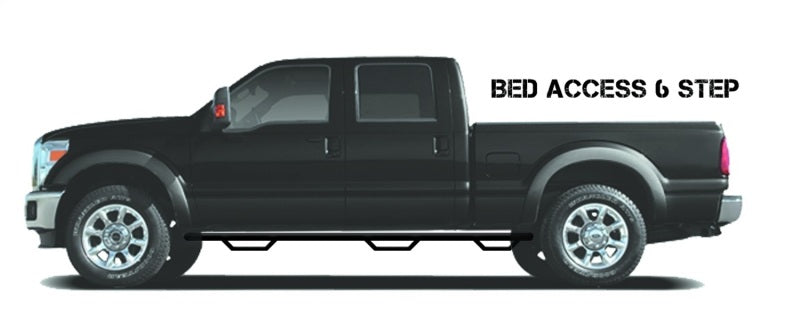 N-Fab Nerf Step 07-17 Toyota Tundra Double Cab 8ft Bed - Tex. Black - Bed Access - 3in