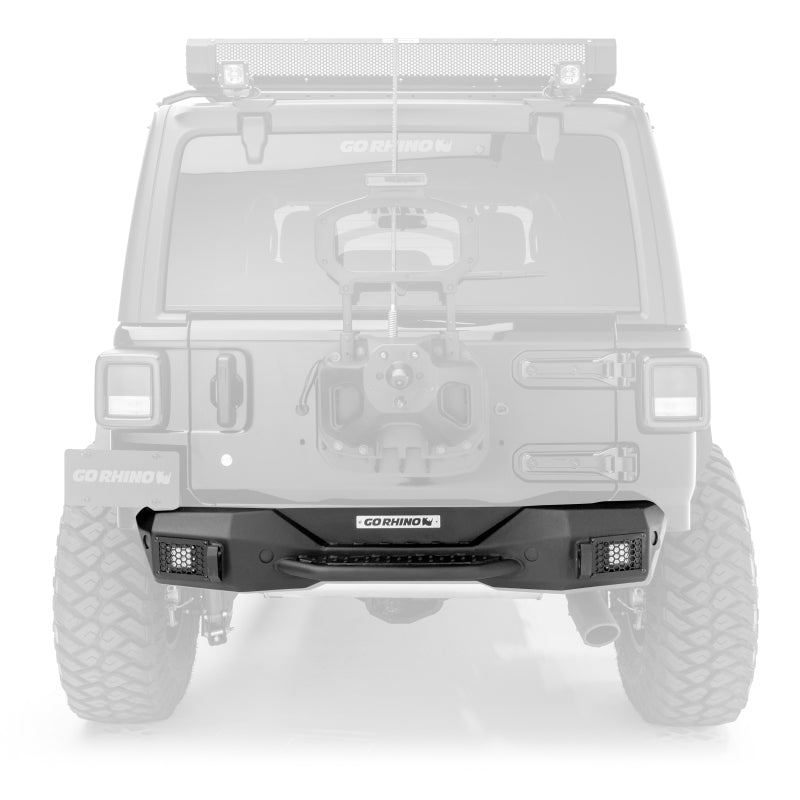 Go Rhino 18-20 Jeep Wrangler JL/JLU Rockline Rear Stubby Bumper