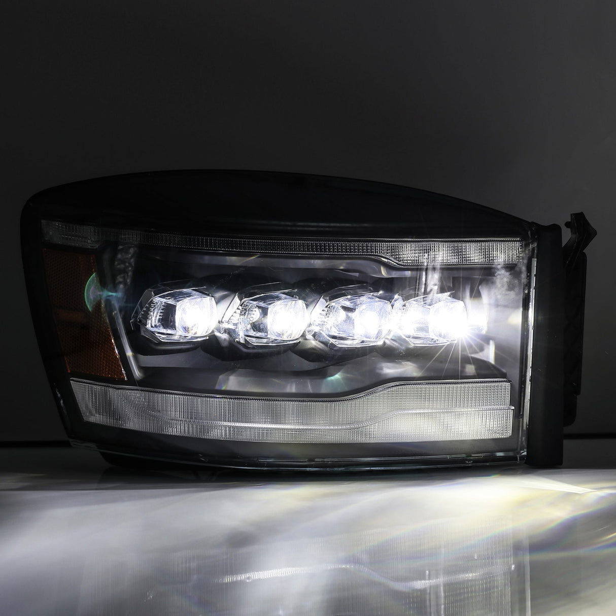 AlphaRex-LED Projector Headlights In Alpha-Black