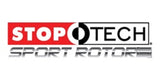 StopTech Select Sport 13-17 Toyota Land Cruiser Drilled / Slotted Rear Passenger-Side Brake Rotor