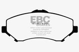 EBC 08-11 Chrysler Town & Country 3.3 Yellowstuff Front Brake Pads