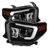 Spyder Toyota Tundra 2014-2016 Projector Headlights Light Bar DRL Black PRO-YD-TTU14-DRL-BK