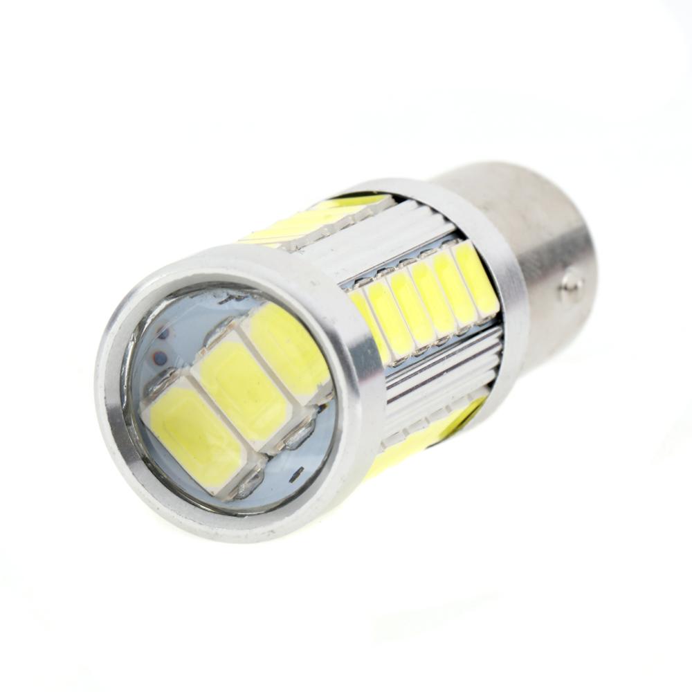 1157 BAY15D LED  Backup Reverse/Turn Signal/Brake Tail/Side Marker Light Bulbs 20W 4000LM 6500K White 33LED Series | 2 Bulbs