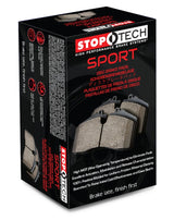 StopTech 07-18 Jeep Wrangler Sport Brake Pads w/Shims and Hardware - Rear