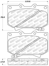 StopTech Sport Brake Pads w/Shims and Hardware - Front