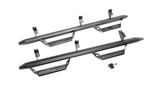 N-Fab Predator Pro Step System 2021 Ford Bronco 4 Door - Tex. Black