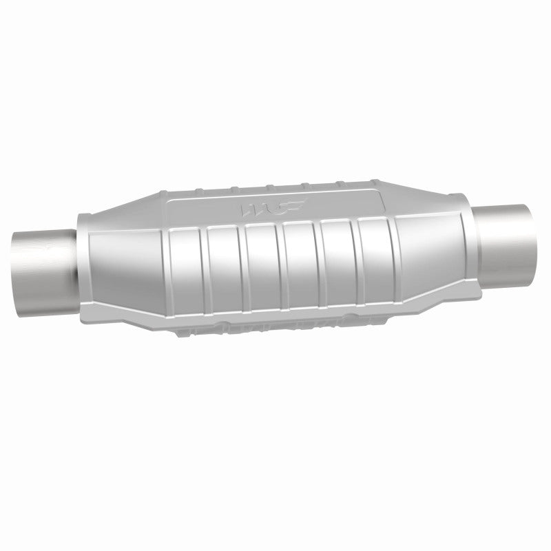 MagnaFlow Conv Univ 2.25in Inlet/Outlet Center/Center Oval 12in Body L x 6.5in W x 16in Overall L