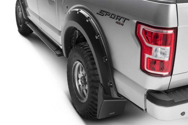 Bushwacker 14-21 Toyota Tundra Trail Armor Rear Mud Flaps (Fits Pocket Style Flare)