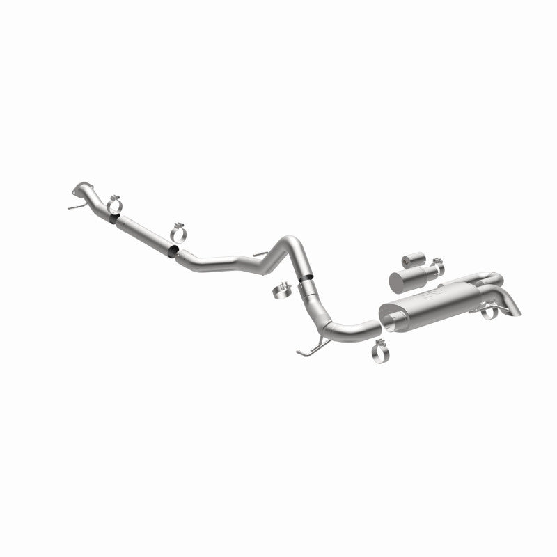 MagnaFlow 2021 Ford Bronco Overland Series Cat-Back Exhaust w/ Single Straight Driver Exit- No Tip