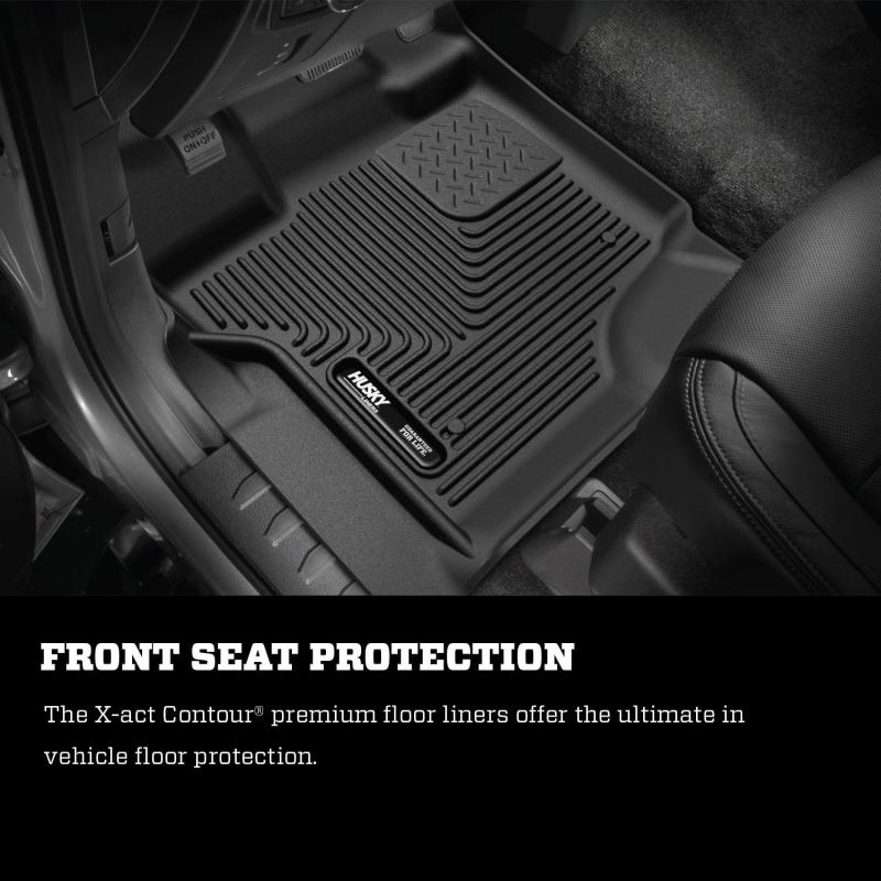 Husky Liners 14-21 Lexus GX460 / 13-21 Toyota 4Runner X-act Contour Series 2nd Seat Floor Liner BLK