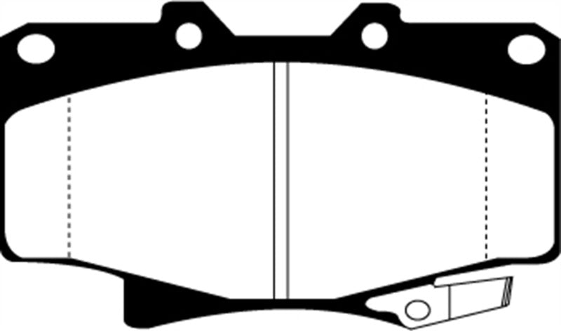 EBC 96-97 Lexus LX450 4.5 Ultimax2 Front Brake Pads