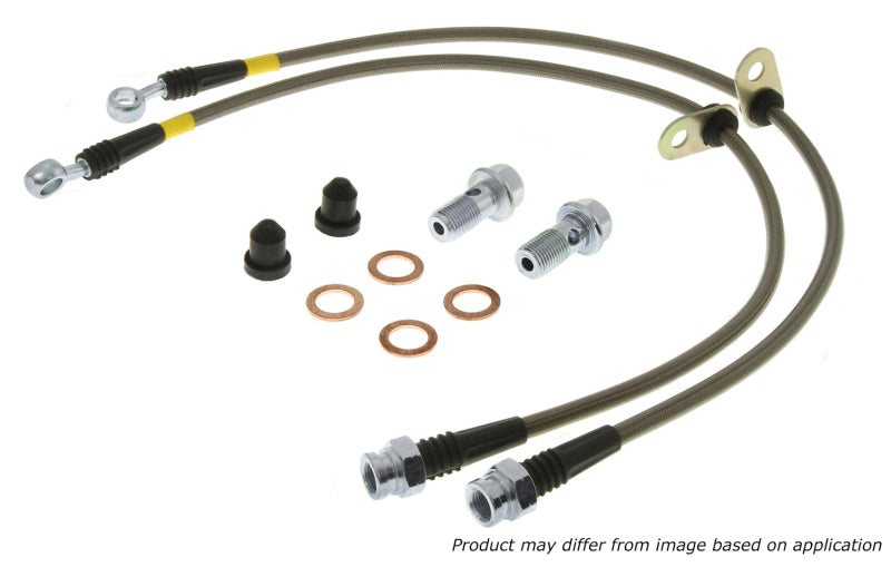 StopTech Toyota 08-10 Land Cruiser/07-11 Tundra Rear Stainless Steel Brake Line Kit