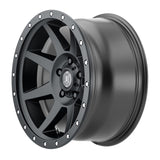 ICON Rebound 17x8.5 5x4.5 0mm Offset 4.75in BS 71.5mm Bore Satin Black Wheel