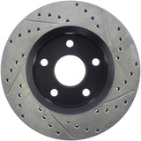 StopTech 07-13 Jeep Wrangler Drilled Right Front Rotor