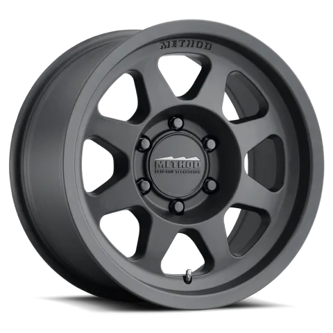 Aluminum Wheels 16x8 Bead Grip MR701 Bolt Pattern 6 On 139.7 Offset 0 Lip Size 1.42 Matte Black MB Method