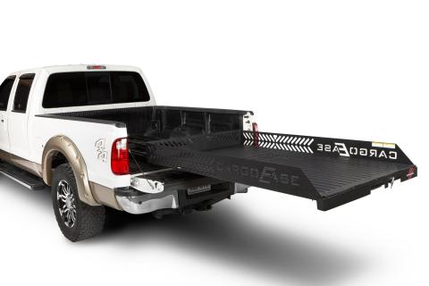 Full Extension Series Cargo Slide 2000 Lb Capacity 92-11 F150 SuperCrew Bed W/Bedliner 01-Pres Ford Raptor 10-Pres Lincoln Mark LT 06-08 Dodge Ram 1500 Crew Cab 5.7 Ft 09-Pres Suburban Yukon XL 5.5 Ft Cargo Ease