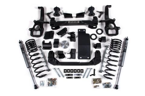 6 Inch Lift Kit for 2025 Ram 1500 4WD 6 Inch Front 5 Inch Rear Suspension Lift System Large Bore Fox Adv Rear Shocks Zone Offroad
