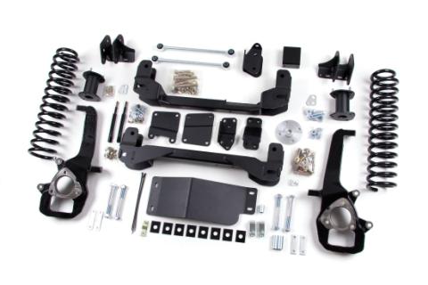 13-15 Dodge RAM 1500 6 Inch Front 3 Inch Rear Lift Height Strut Spacer Lift Kit No Shocks Zone Offroad
