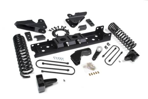 19-24 RAM 3500 4.5 Inch Radius Arm Bracket 2 Inch Rear Block With Overload Diesel 8-Bolt T-Case No Shocks Zone Offroad