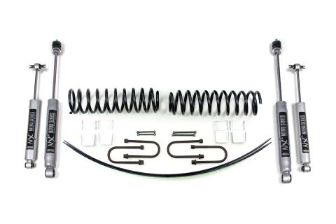 2 Inch Lift Kit Jeep Cherokee XJ 84-01 Dana 35 Rear Axle Fox 2.0 Performance Shocks